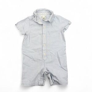 Pottery Barn Kids Stripe One Piece Romper - Size 6-12 Months